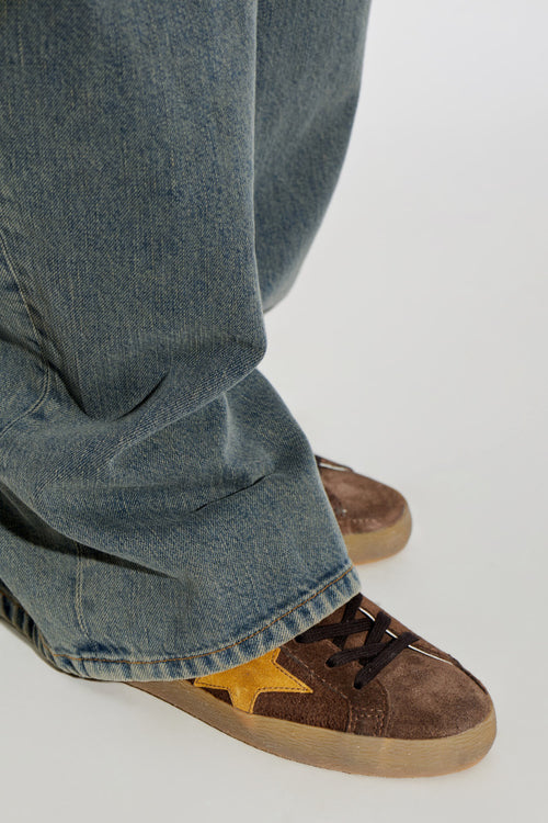 Golden Goose BROWN ‘Super-Star classic with spur’ sports shoes 2