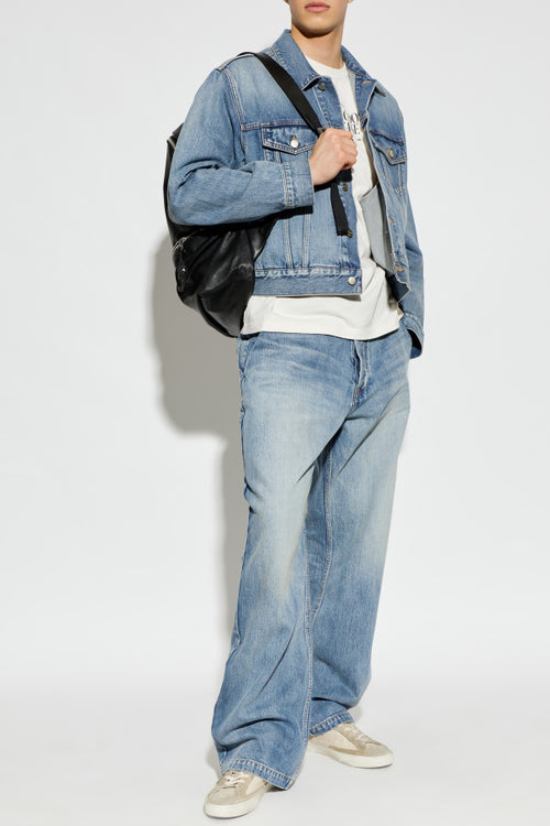 Golden Goose cream T-shirt with logo 2