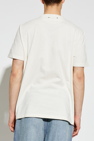 Golden Goose cream T-shirt with logo 4