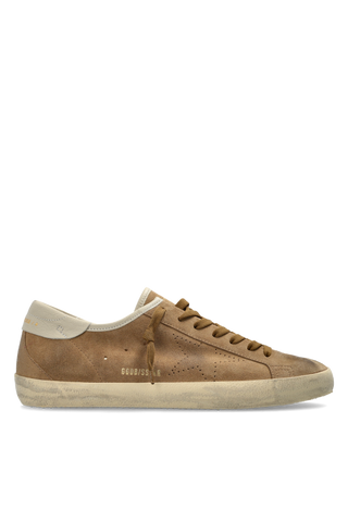 Golden Goose BROWN ‘Super-Star’ sports shoes 1