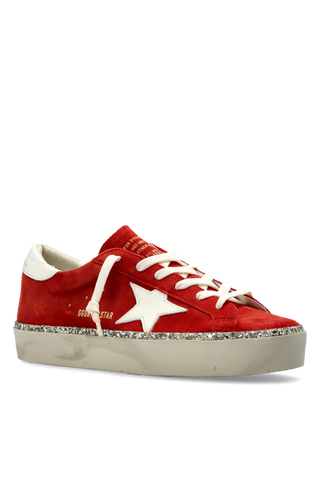 Golden Goose RED ‘Hi Star’ sports shoes 4