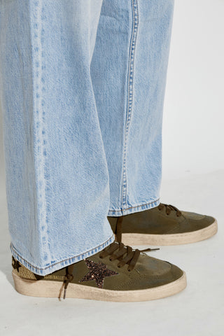 Golden Goose GREEN 'Ball Star' sports shoes 2