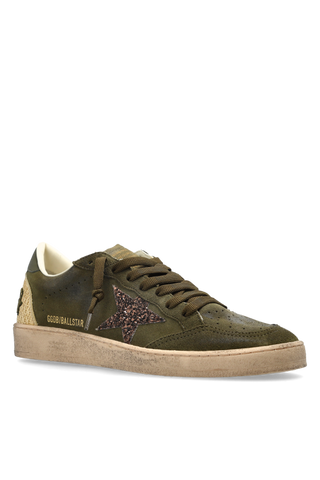Golden Goose GREEN 'Ball Star' sports shoes 4