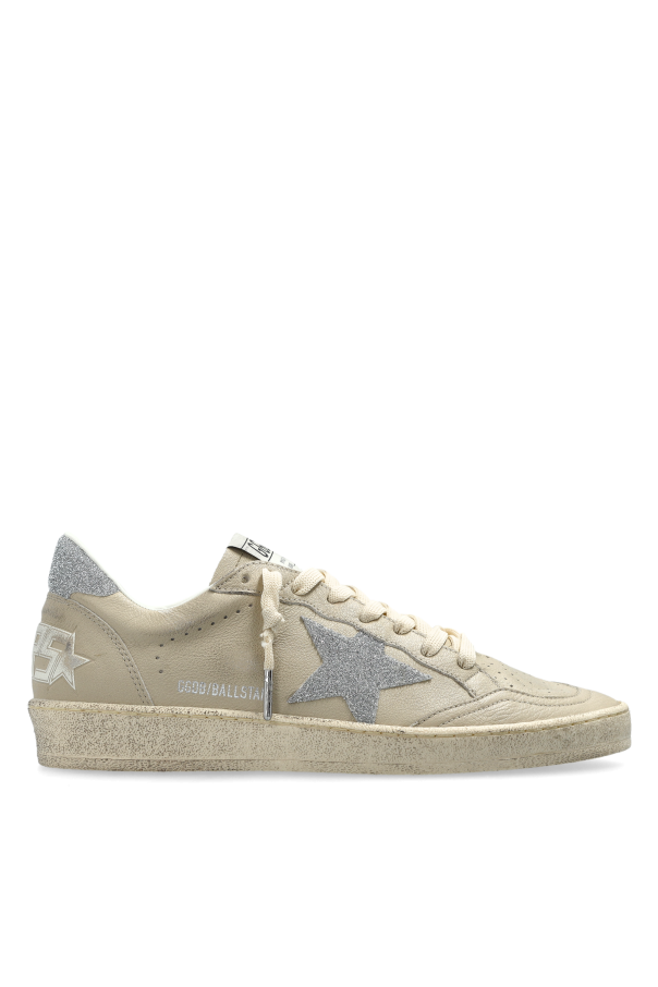 Golden Goose beige ‘Ball Star’ sports shoes 1