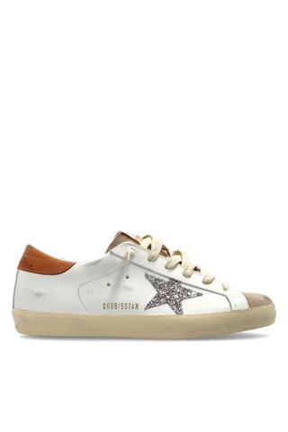 Golden Goose WHITE ‘Super-Star’ sports shoes 1