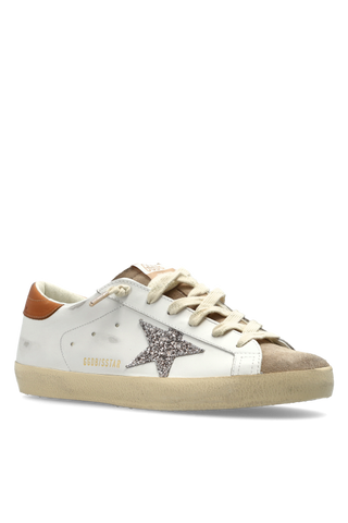 Golden Goose WHITE ‘Super-Star’ sports shoes 4