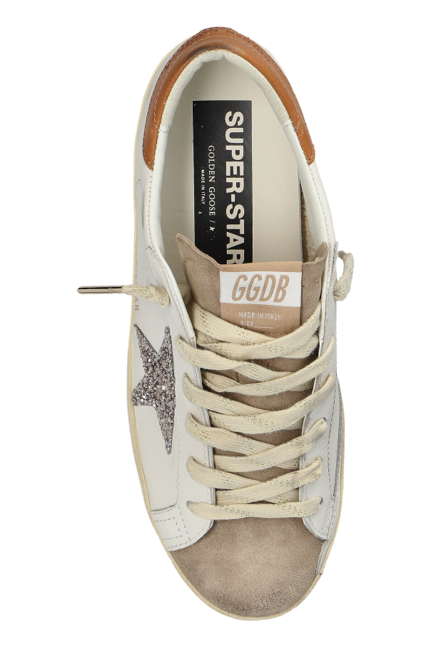 Golden Goose WHITE ‘Super-Star’ sports shoes 6