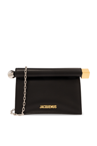 Jacquemus BLACK ‘La Petite Pochette Rond Carre’ shoulder bag 1