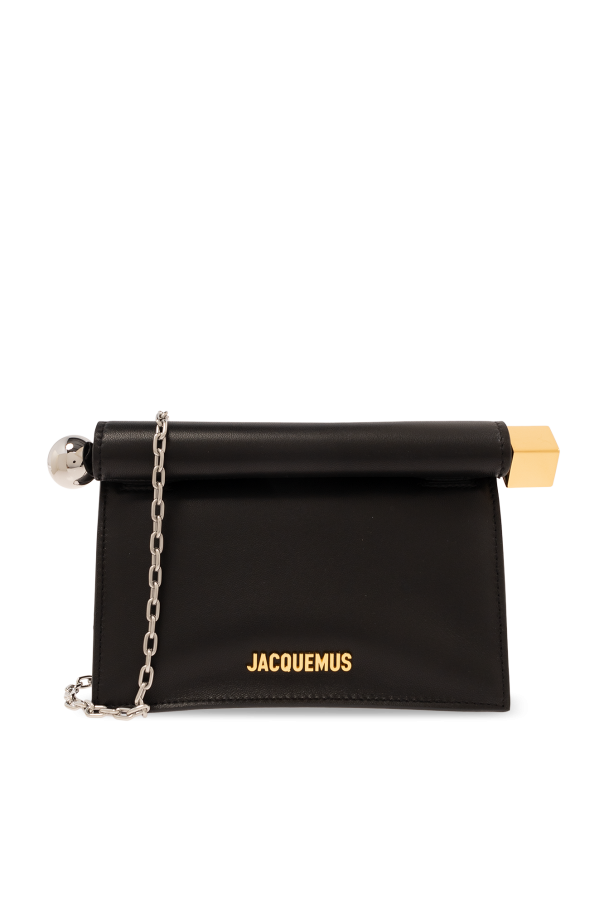 Jacquemus BLACK ‘La Petite Pochette Rond Carre’ shoulder bag 1