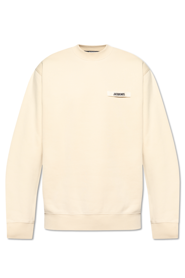 Jacquemus beige Sweatshirt with logo 1