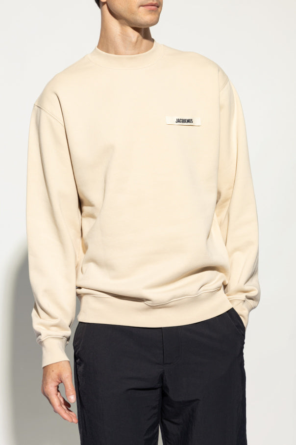 Jacquemus beige Sweatshirt with logo 3