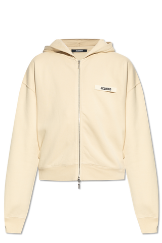 Jacquemus beige Sweatshirt with logo 1