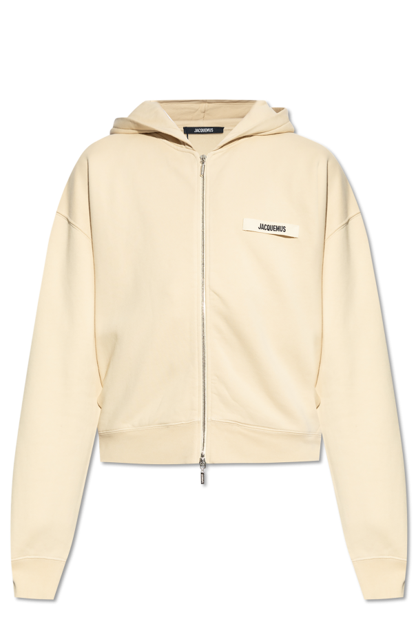 Jacquemus beige Sweatshirt with logo 1