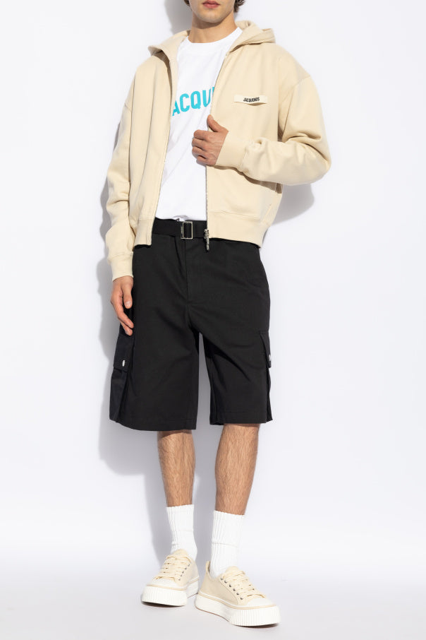 Jacquemus beige Sweatshirt with logo 2
