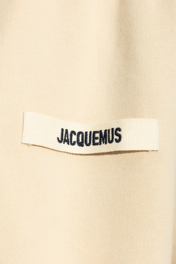 Jacquemus beige Sweatshirt with logo 5