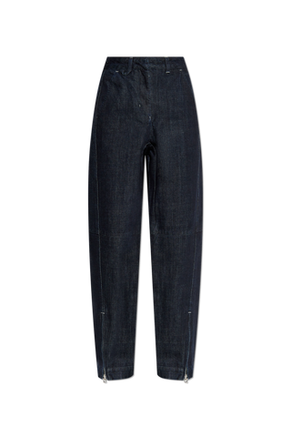 Jacquemus NAVY BLUE Jeans with logo 1