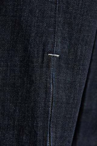 Jacquemus NAVY BLUE Jeans with logo 5