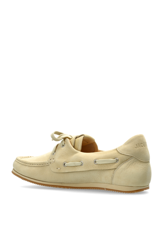 Jacquemus cream Leather shoes Les Batto 5