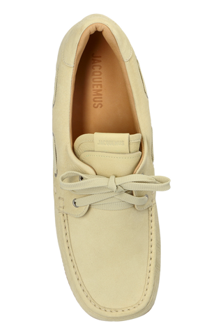 Jacquemus cream Leather shoes Les Batto 6