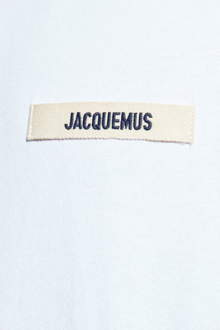 Jacquemus WHITE T-shirt with logo 5