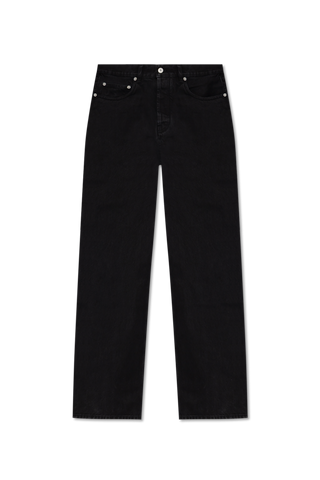Jacquemus BLACK Jeans with logo 1