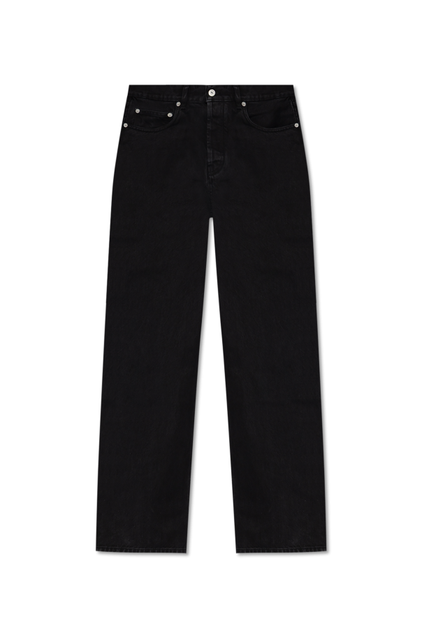 Jacquemus BLACK Jeans with logo 1