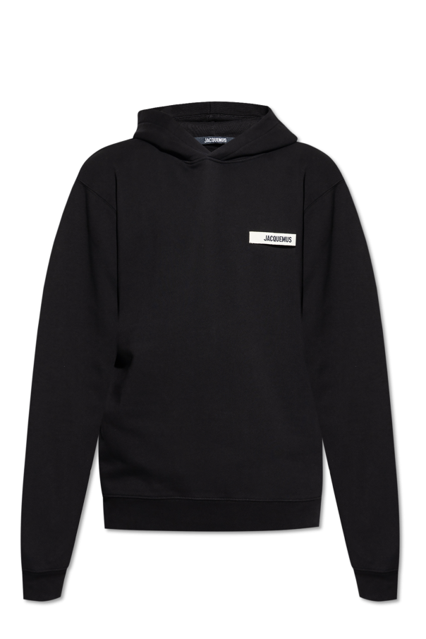 Jacquemus BLACK Sweatshirt with logo 1
