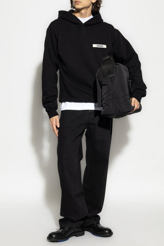 Jacquemus BLACK Sweatshirt with logo 2