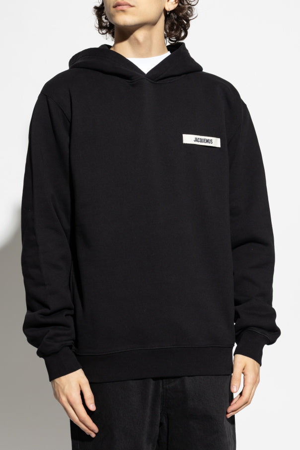 Jacquemus BLACK Sweatshirt with logo 3