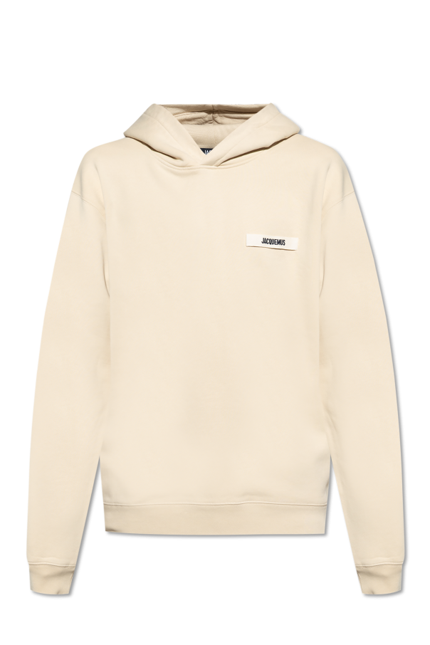 Jacquemus cream Sweatshirt with logo 1