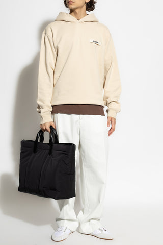Jacquemus cream Sweatshirt with logo 2