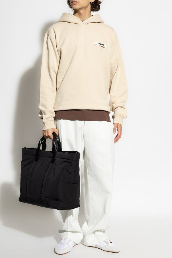 Jacquemus cream Sweatshirt with logo 2