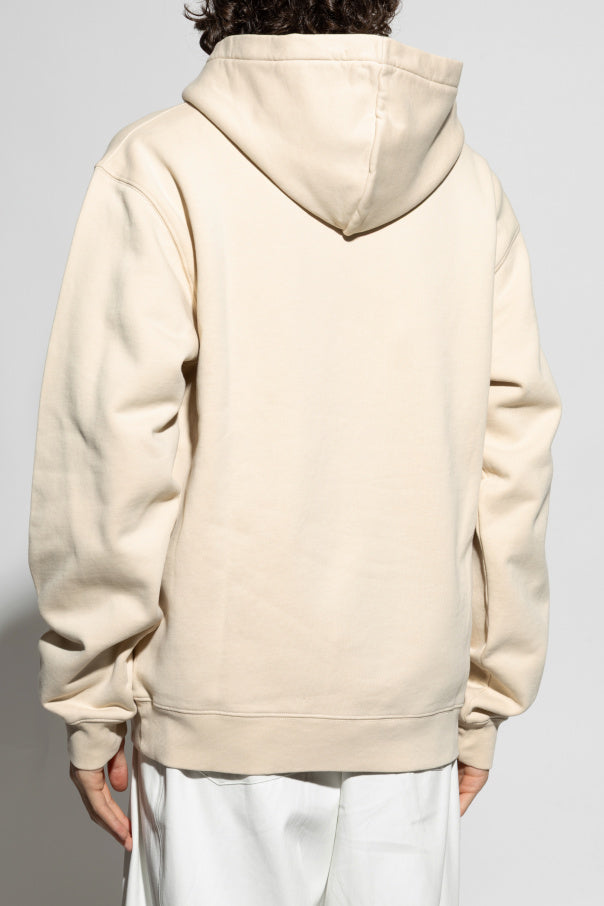 Jacquemus cream Sweatshirt with logo 4