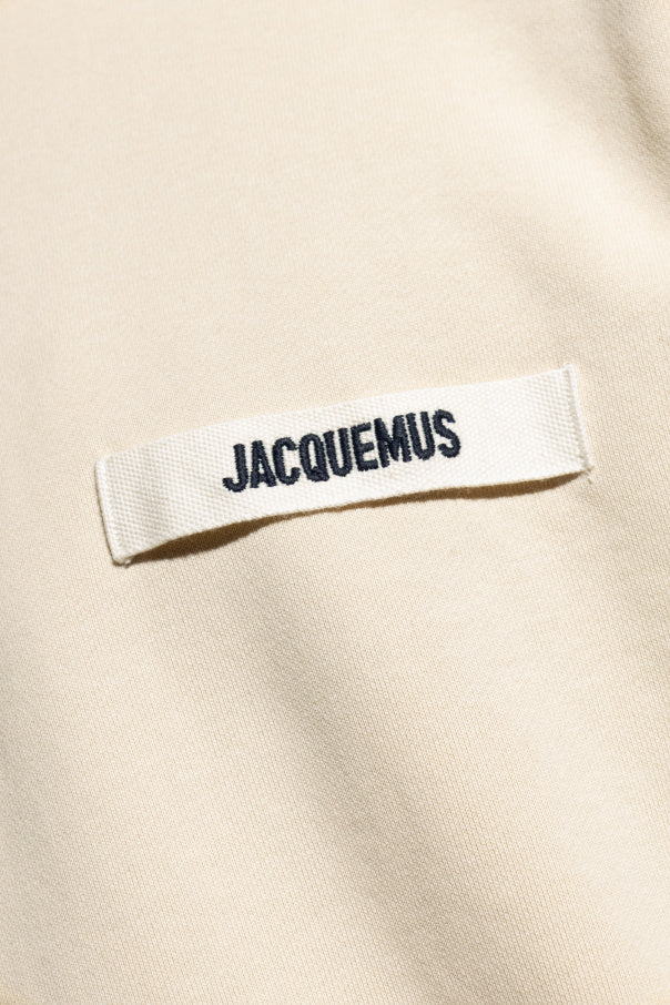 Jacquemus cream Sweatshirt with logo 5