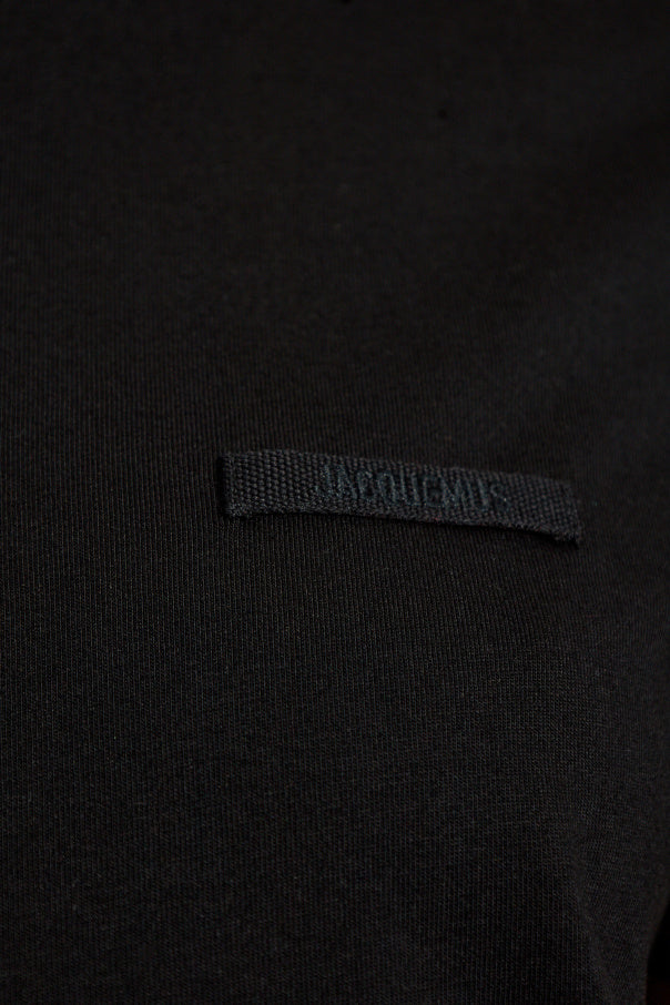 Jacquemus WHITE T-shirt with logo patch 5