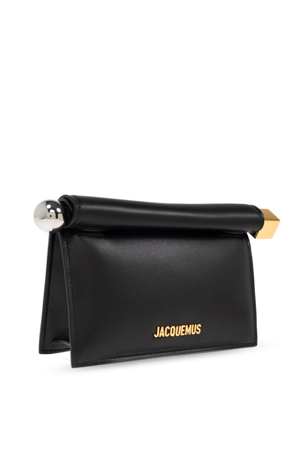 Jacquemus BLACK Handbag `Rond Carré Small` 4