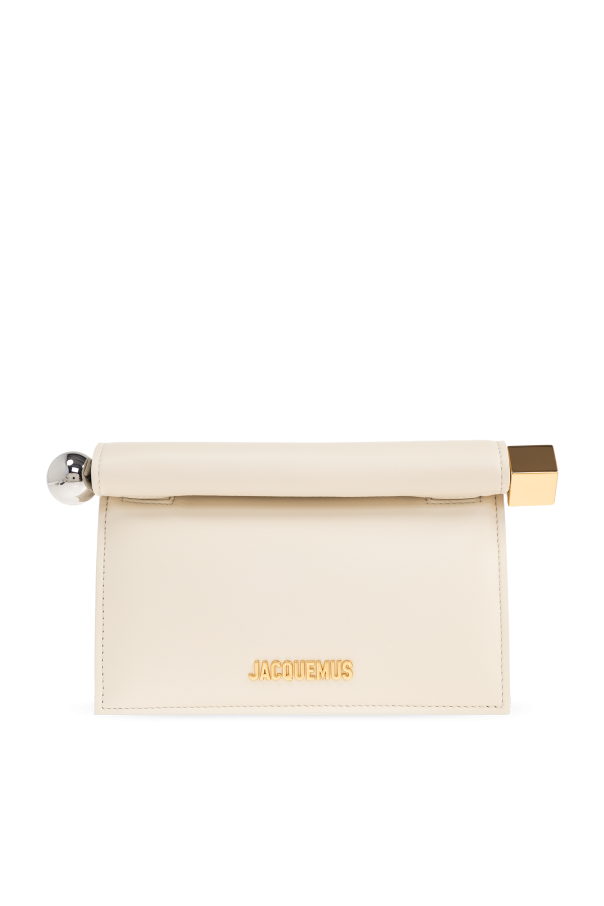 Jacquemus cream Handbag `Rond Carré Small` 1
