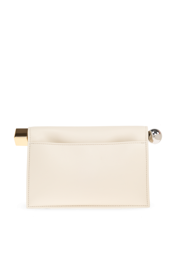 Jacquemus cream Handbag `Rond Carré Small` 3