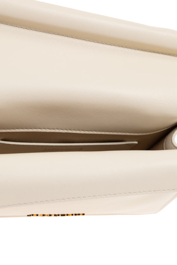 Jacquemus cream Handbag `Rond Carré Small` 5