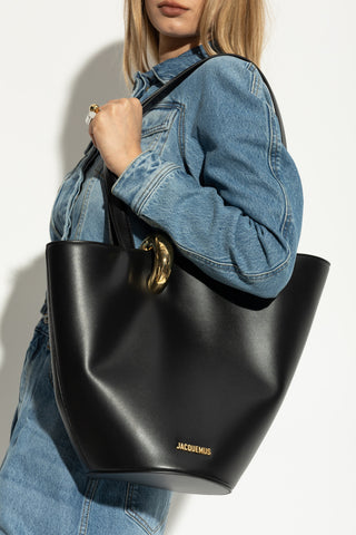 Jacquemus BLACK "Bambola Medium" shopper bag 2