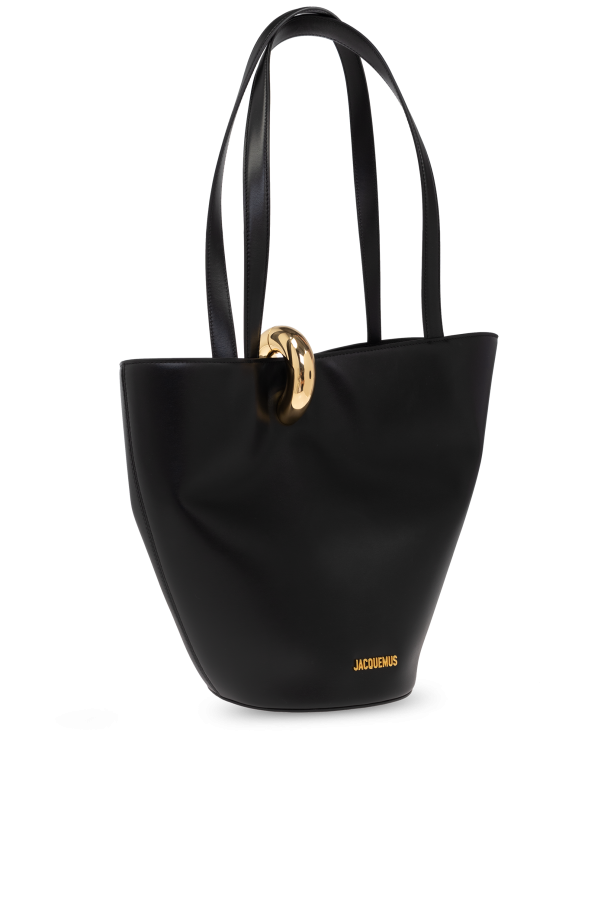 Jacquemus BLACK "Bambola Medium" shopper bag 4