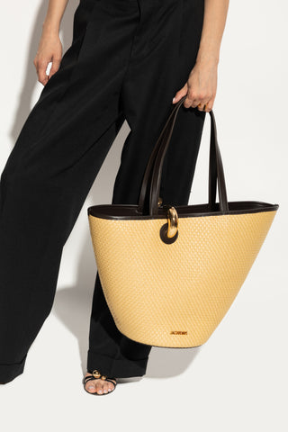 Jacquemus beige "Bambola" shopper bag 2