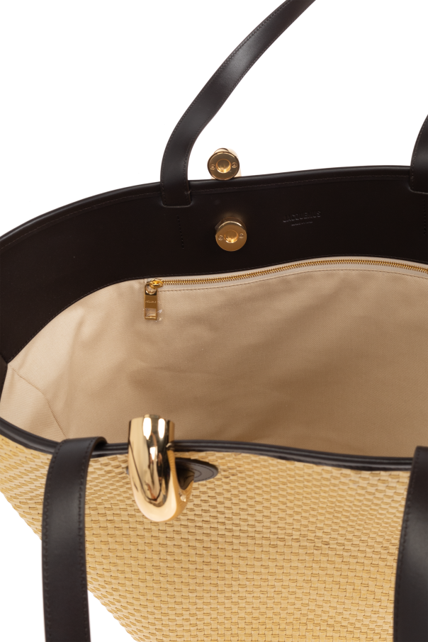 Jacquemus beige "Bambola" shopper bag 5