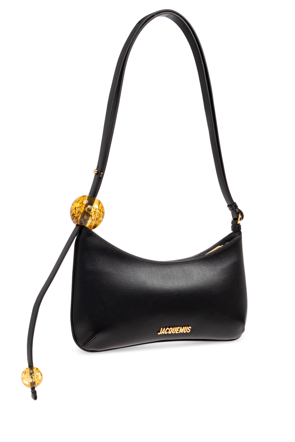 Jacquemus BLACK Shoulder bag `Bisou Perle` 4