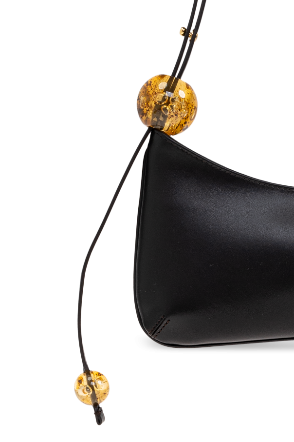 Jacquemus BLACK Shoulder bag `Bisou Perle` 6