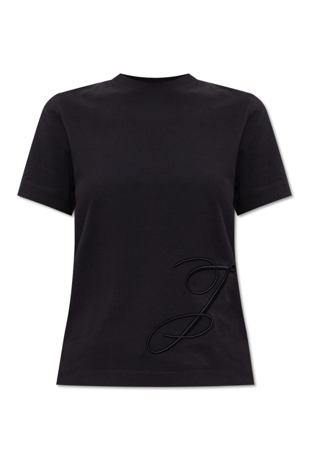 Jacquemus BLACK T-shirt with logo 1