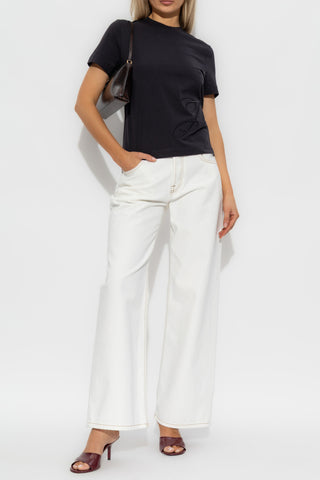Jacquemus BLACK T-shirt with logo 2