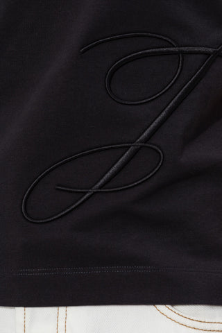 Jacquemus BLACK T-shirt with logo 5