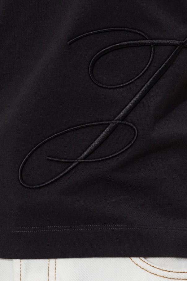 Jacquemus BLACK T-shirt with logo 5