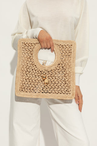 Jacquemus beige Handbag `Le Petit Carre Spiaggia` 2